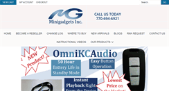 Desktop Screenshot of minigadgets.com